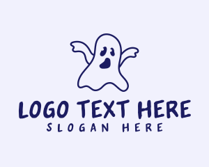 Spirit - Halloween Ghost Creature logo design
