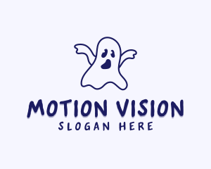 Scary - Halloween Ghost Creature logo design