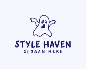 Spirit - Halloween Ghost Creature logo design