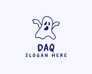 Ghost - Halloween Ghost Creature logo design