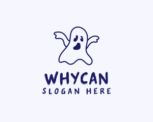 Scary - Halloween Ghost Creature logo design