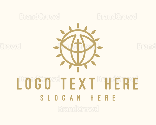 Sun Crucifix Altar Logo