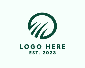 Eco Friendly - Grass Leaf Nature logo design