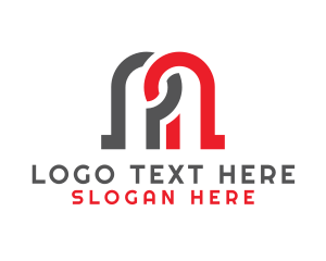 Company - Modern Letter M Startup logo design