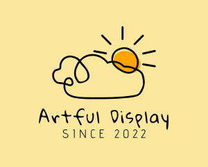 Daylight Cloud Art logo design