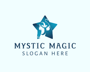 Sorcerer - Blue Star Sorcerer logo design