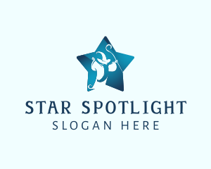 Blue Star Sorcerer logo design