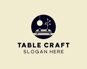 Table - Table Furniture Decor logo design