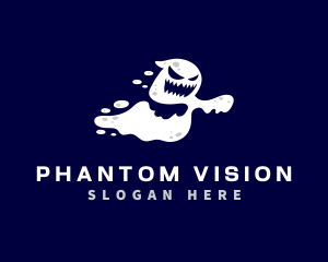 Phantom - Ghost Monster Halloween logo design