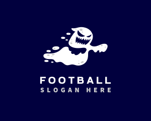 Team - Ghost Monster Halloween logo design