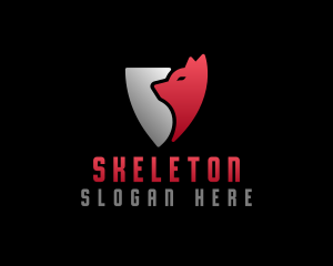 Game Streaming - Shield Wolf Esports logo design