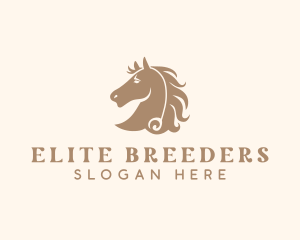 Equestrian Horse Breeding logo design