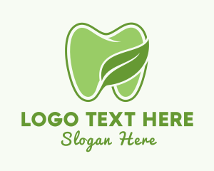 Dentist - Green Leaf Dental Clinic logo design