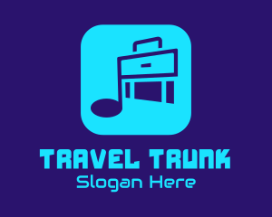 Suitcase - Music Suitcase App logo design