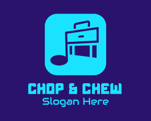 App - Music Suitcase App logo design