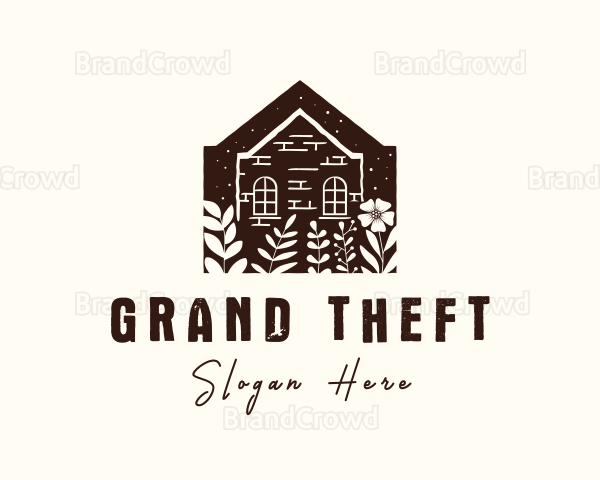 Backyard House Garden Logo