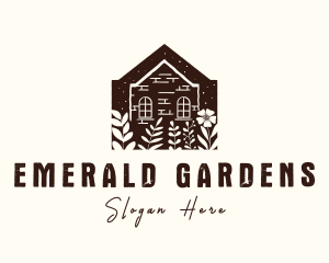 Backyard House Garden logo design