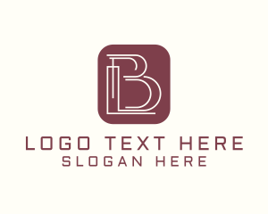Organization - Minimalist Generic Company Letter B logo design