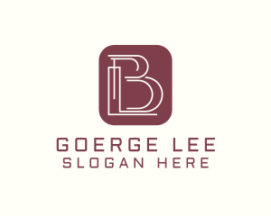 Minimalist Generic Company Letter B Logo