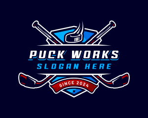 Puck - Hockey Championship Sport logo design