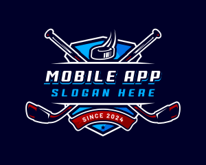League - Hockey Championship Sport logo design