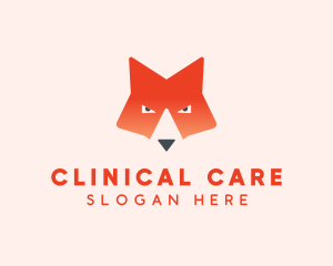 Wildlife Fox Face  logo design