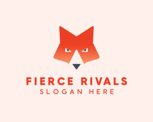 Wildlife Fox Face  logo design