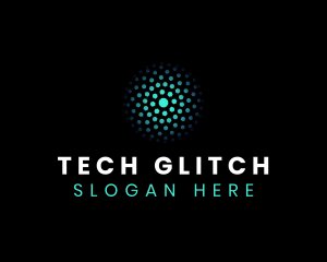 Tech Molecule Digital logo design