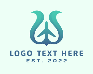 Fly - Travel Airplane Flying logo design