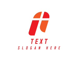 Modern Mosaic Letter T logo design