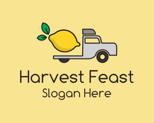 Lemon Fruit Truck logo design