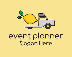 Produce - Lemon Fruit Truck logo design