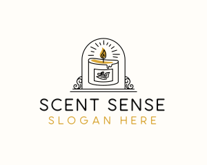 Scented Candle Decor logo design