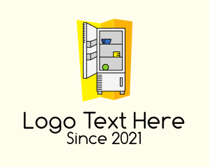 Electronic Device - Kitchen Refrigerator Appliance logo design