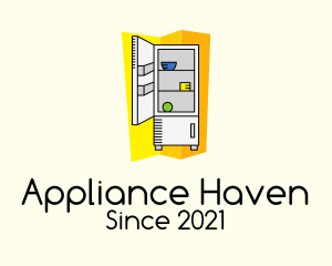 Kitchen Refrigerator Appliance logo design