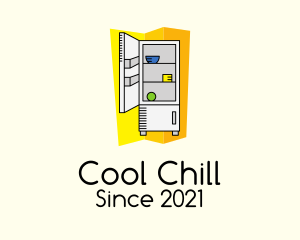 Refrigerator - Kitchen Refrigerator Appliance logo design