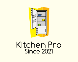 Kitchen Refrigerator Appliance logo design