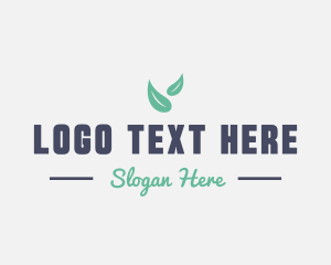 Botanist - Vegan Leaf Cafe logo design