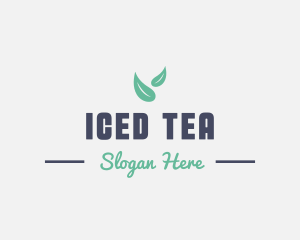 Eco Vegan Leaf logo design