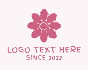 Watermark - Flower Paint Watercolor logo design