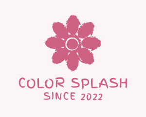 Flower Paint Watercolor  logo design