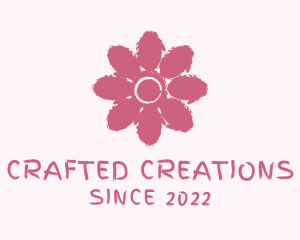 Flower Paint Watercolor  logo design