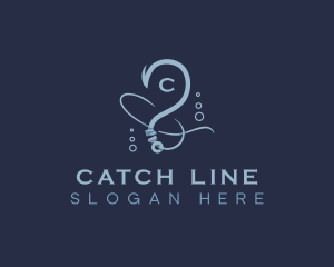 Hook - Marine Fishing Hook logo design