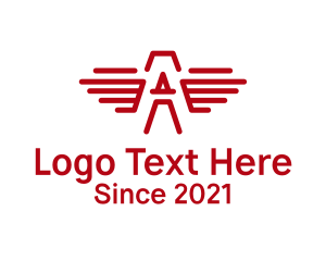 Airways - Letter A Wing Enterprise logo design