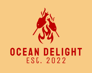 Seafood - Seafood Grill Barbecue logo design