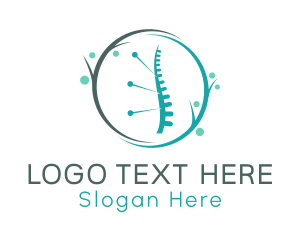 Dry Needling - Natural Acupuncture Treatment logo design