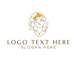 High End - Princess Crown Jewelry logo design