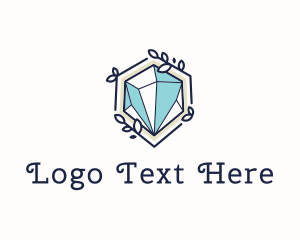 Gemstone - Natural Diamond Gem logo design