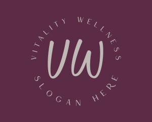 Feminine Elegant Wellness logo design