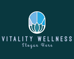 Zen Wellness Lotus Flower logo design